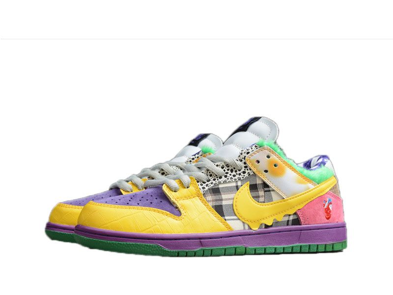 "Yellow purple pink"