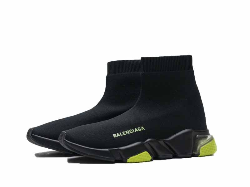 "Clear Sole Black Yellow Fluo"