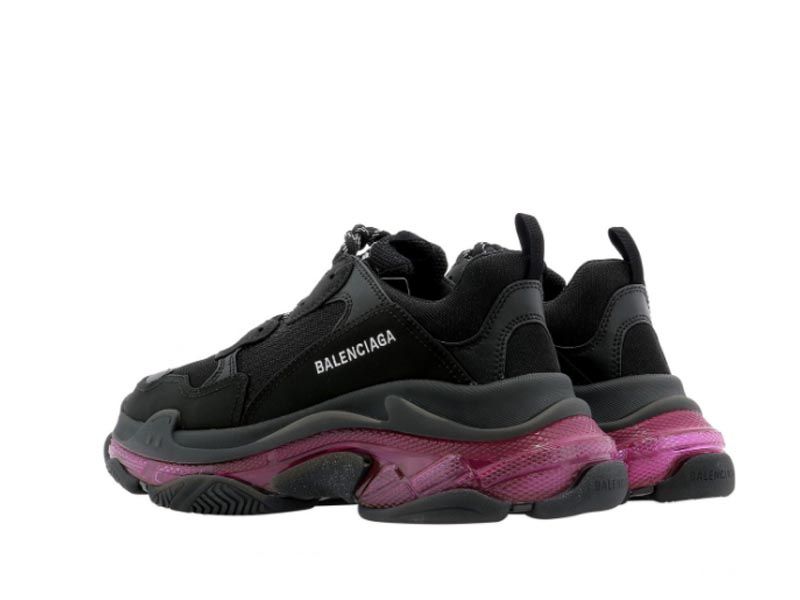 "Clear Sole Neon Pink"