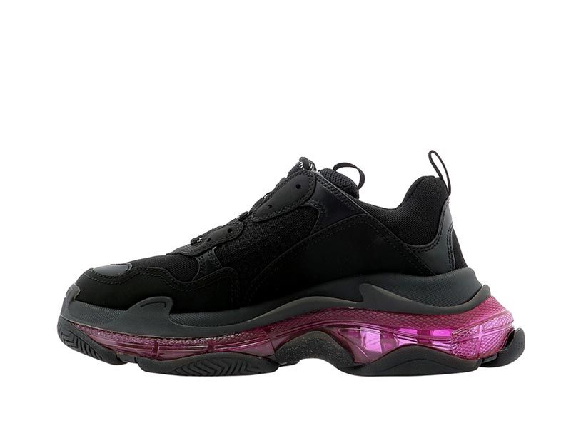 "Clear Sole Neon Pink"