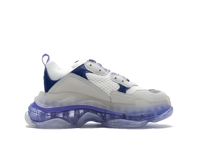 &quotClear Sole White Purple"