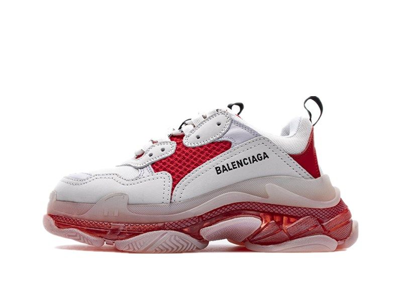 &quotClear Sole White Fuchsia"