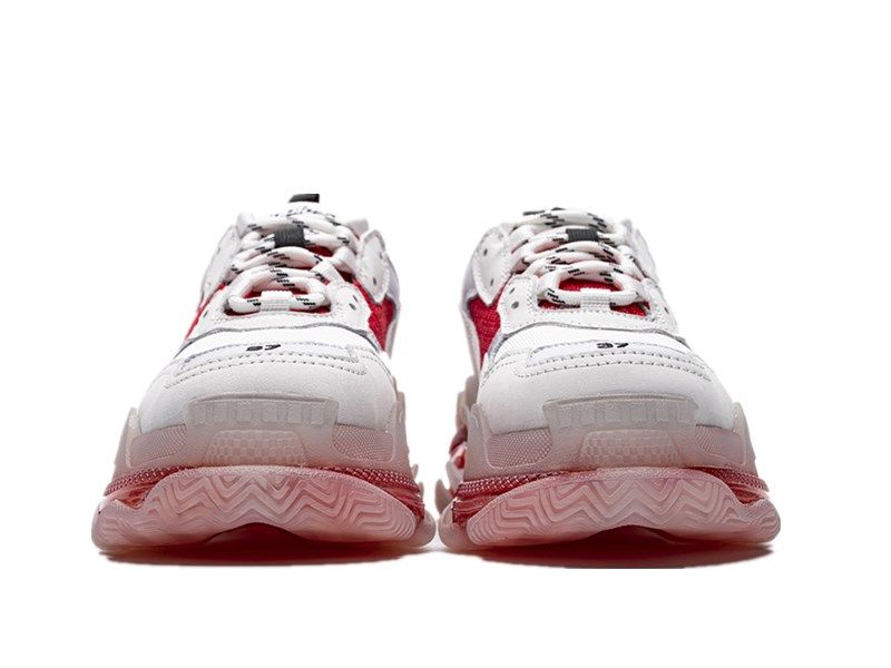 "Clear Sole White Fuchsia"