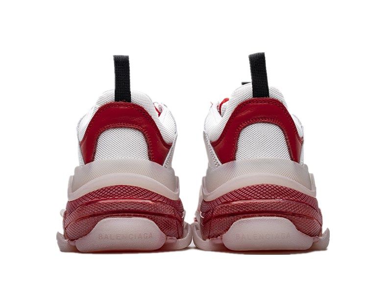 "Clear Sole White Fuchsia"