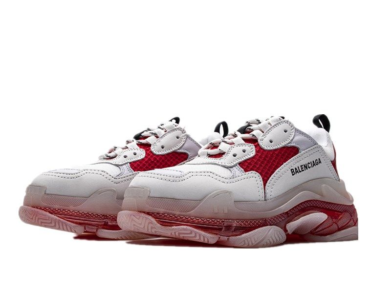 "Clear Sole White Fuchsia"
