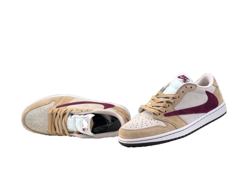 "Khaki Burgundy"